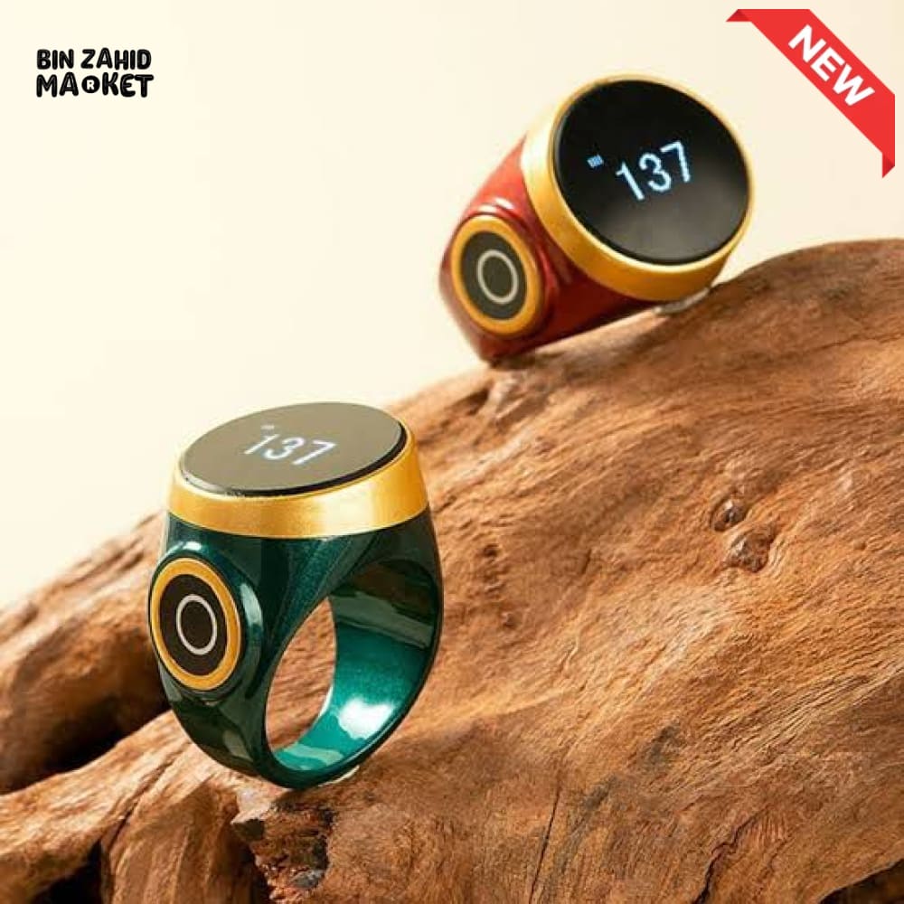 SMART WATERPROOF DIGITAL ZIKR TASBEEH RING