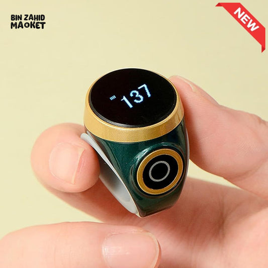 SMART WATERPROOF DIGITAL ZIKR TASBEEH RING